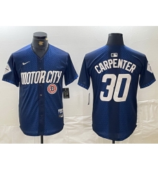 Men Detroit Tigers 30 Kerry Carpenter 2024 Navy City Connect Cool Base Limited Stitched Jersey 1 Men Detroit Tigers 30 Kerry Carpenter 2024 Navy City Connect Cool Base Limited Stitched Jersey 1