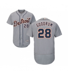 Mens Detroit Tigers 28 Niko Goodrum Grey Road Flex Base Authentic Collection Baseball Jersey Mens Detroit Tigers 28 Niko Goodrum Grey Road Flex Base Authentic Collection Baseball Jersey