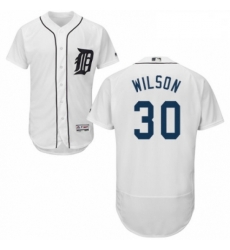 Mens Majestic Detroit Tigers 30 Alex Wilson White Home Flex Base Authentic Collection MLB Jersey Mens Majestic Detroit Tigers 30 Alex Wilson White Home Flex Base Authentic Collection MLB Jersey
