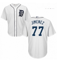Mens Majestic Detroit Tigers 77 Joe Jimenez Replica White Home Cool Base MLB Jersey Mens Majestic Detroit Tigers 77 Joe Jimenez Replica White Home Cool Base MLB Jersey