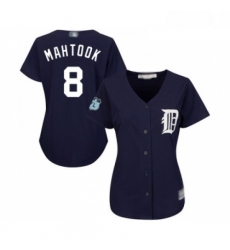 Womens Detroit Tigers 8 Mikie Mahtook Replica Navy Blue Alternate Cool Base Baseball Jersey Womens Detroit Tigers 8 Mikie Mahtook Replica Navy Blue Alternate Cool Base Baseball Jersey