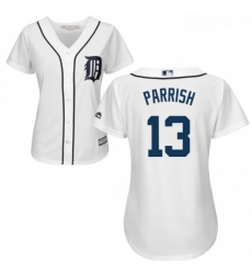 Womens Majestic Detroit Tigers 13 Lance Parrish Authentic White Home Cool Base MLB Jersey Womens Majestic Detroit Tigers 13 Lance Parrish Authentic White Home Cool Base MLB Jersey