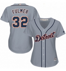 Womens Majestic Detroit Tigers 32 Michael Fulmer Replica Grey Road Cool Base MLB Jersey Womens Majestic Detroit Tigers 32 Michael Fulmer Replica Grey Road Cool Base MLB Jersey