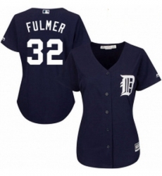 Womens Majestic Detroit Tigers 32 Michael Fulmer Replica Navy Blue Alternate Cool Base MLB Jersey Womens Majestic Detroit Tigers 32 Michael Fulmer Replica Navy Blue Alternate Cool Base MLB Jersey