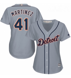 Womens Majestic Detroit Tigers 41 Victor Martinez Authentic Grey Road Cool Base MLB Jersey Womens Majestic Detroit Tigers 41 Victor Martinez Authentic Grey Road Cool Base MLB Jersey