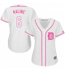 Womens Majestic Detroit Tigers 6 Al Kaline Authentic White Fashion Cool Base MLB Jersey Womens Majestic Detroit Tigers 6 Al Kaline Authentic White Fashion Cool Base MLB Jersey