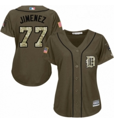 Womens Majestic Detroit Tigers 77 Joe Jimenez Authentic Green Salute to Service MLB Jersey Womens Majestic Detroit Tigers 77 Joe Jimenez Authentic Green Salute to Service MLB Jersey