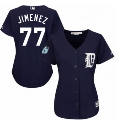 Womens Majestic Detroit Tigers 77 Joe Jimenez Authentic Navy Blue Alternate Cool Base MLB Jersey Womens Majestic Detroit Tigers 77 Joe Jimenez Authentic Navy Blue Alternate Cool Base MLB Jersey