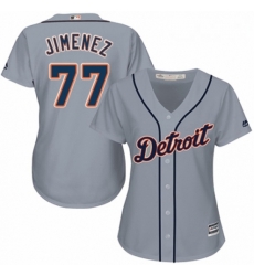 Womens Majestic Detroit Tigers 77 Joe Jimenez Replica Grey Road Cool Base MLB Jersey Womens Majestic Detroit Tigers 77 Joe Jimenez Replica Grey Road Cool Base MLB Jersey