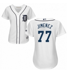 Womens Majestic Detroit Tigers 77 Joe Jimenez Replica White Home Cool Base MLB Jersey Womens Majestic Detroit Tigers 77 Joe Jimenez Replica White Home Cool Base MLB Jersey