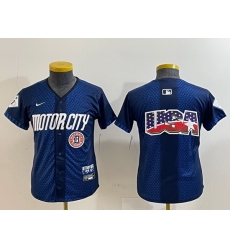 Youth Detroit Tigers Team Big Logo 2024 Navy City Connect Cool Base Limited Stitched jerseys 1 Youth Detroit Tigers Team Big Logo 2024 Navy City Connect Cool Base Limited Stitched jerseys 1