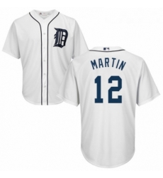 Youth Majestic Detroit Tigers 12 Leonys Martin Authentic White Home Cool Base MLB Jersey Youth Majestic Detroit Tigers 12 Leonys Martin Authentic White Home Cool Base MLB Jersey