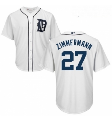 Youth Majestic Detroit Tigers 27 Jordan Zimmermann Replica White Home Cool Base MLB Jersey Youth Majestic Detroit Tigers 27 Jordan Zimmermann Replica White Home Cool Base MLB Jersey