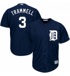 Youth Majestic Detroit Tigers 3 Alan Trammell Replica Navy Blue Alternate Cool Base MLB Jersey Youth Majestic Detroit Tigers 3 Alan Trammell Replica Navy Blue Alternate Cool Base MLB Jersey