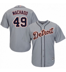 Youth Majestic Detroit Tigers 49 Dixon Machado Authentic Grey Road Cool Base MLB Jersey Youth Majestic Detroit Tigers 49 Dixon Machado Authentic Grey Road Cool Base MLB Jersey