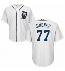 Youth Majestic Detroit Tigers 77 Joe Jimenez Replica White Home Cool Base MLB Jersey Youth Majestic Detroit Tigers 77 Joe Jimenez Replica White Home Cool Base MLB Jersey