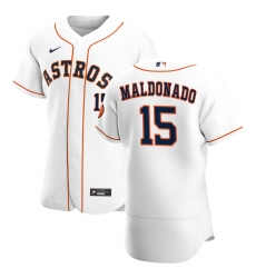 Men Houston Astros 15 Martin Maldonado Men Nike White Home 2020 Flex Base Player MLB Jersey Men Houston Astros 15 Martin Maldonado Men Nike White Home 2020 Flex Base Player MLB Jersey