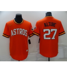 Men Houston Astros 27 Jose Altuve Orange Cool Base Stitched jersey Men Houston Astros 27 Jose Altuve Orange Cool Base Stitched jersey