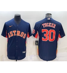 Men Houston Astros 30 Kyle Tucker Navy With Patch Cool Base Stitched Jersey Men Houston Astros 30 Kyle Tucker Navy With Patch Cool Base Stitched Jersey