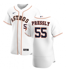 Men Houston Astros 55 Ryan Pressly Men Nike White Home 2020 Flex Base Player MLB Jersey Men Houston Astros 55 Ryan Pressly Men Nike White Home 2020 Flex Base Player MLB Jersey