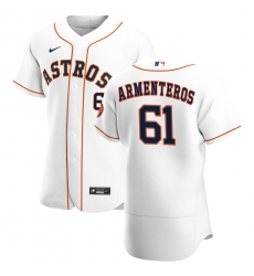 Men Houston Astros 61 Rogelio Armenteros Men Nike White Home 2020 Flex Base Player MLB Jersey Men Houston Astros 61 Rogelio Armenteros Men Nike White Home 2020 Flex Base Player MLB Jersey