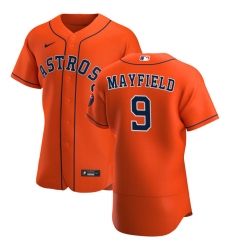 Men Houston Astros 9 Jack Mayfield Men Nike Orange Alternate 2020 Flex Base Team MLB Jersey Men Houston Astros 9 Jack Mayfield Men Nike Orange Alternate 2020 Flex Base Team MLB Jersey