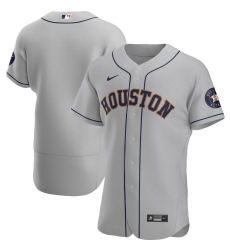Men Houston Astros Men Nike Gray Road 2020 Flex Base Official Team MLB Jersey Men Houston Astros Men Nike Gray Road 2020 Flex Base Official Team MLB Jersey