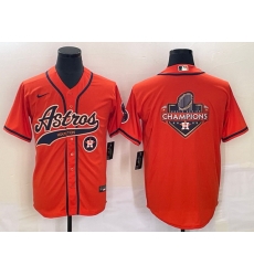 Men Houston Astros Orange Team Big Logo With Patch Cool Base Stitched Baseball Jersey 3 Men Houston Astros Orange Team Big Logo With Patch Cool Base Stitched Baseball Jersey 3