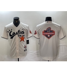 Men Houston Astros Team Big Logo Cream Cactus Jack Vapor Premier Limited Stitched Baseball Jerseys Men Houston Astros Team Big Logo Cream Cactus Jack Vapor Premier Limited Stitched Baseball Jerseys