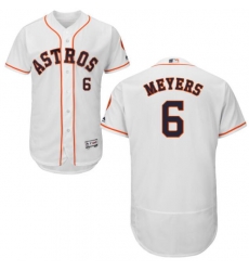 Men Nike Houston Astros Jacob Meyers 6 White Flex Base Home Jersey Men Nike Houston Astros Jacob Meyers 6 White Flex Base Home Jersey