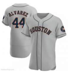 Mens Houston Astros #44 Yordan Alvarez Authentic Gray Road Jerseys Mens Houston Astros #44 Yordan Alvarez Authentic Gray Road Jerseys