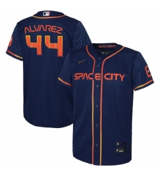 Men's Houston Astros #44 Yordan Alvarez Nike Navy 2022 City Connect Player Jersey Men's Houston Astros #44 Yordan Alvarez Nike Navy 2022 City Connect Player Jersey
