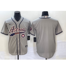 Men's Houston Astros Blank Grey Cool Base Stitched Baseball Jerseys Men's Houston Astros Blank Grey Cool Base Stitched Baseball Jerseys