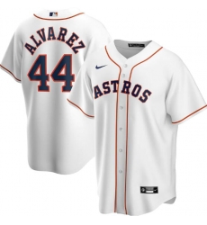Men's Houston Astros White #44 Yordan Alvarez Cool Base Stitched MLB Jersey Men's Houston Astros White #44 Yordan Alvarez Cool Base Stitched MLB Jersey