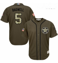 Mens Majestic Houston Astros 5 Jeff Bagwell Authentic Green Salute to Service MLB Jersey Mens Majestic Houston Astros 5 Jeff Bagwell Authentic Green Salute to Service MLB Jersey