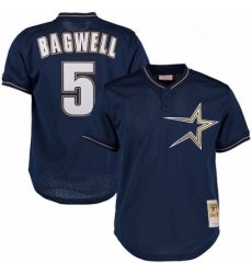 Mens Mitchell and Ness 1997 Houston Astros 5 Jeff Bagwell Replica Navy Blue Throwback MLB Jersey Mens Mitchell and Ness 1997 Houston Astros 5 Jeff Bagwell Replica Navy Blue Throwback MLB Jersey