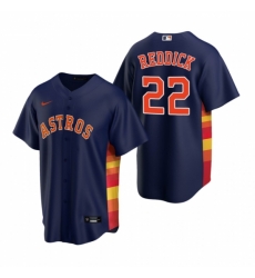 Mens Nike Houston Astros 22 Josh Reddick Navy Alternate Stitched Baseball Jerse Mens Nike Houston Astros 22 Josh Reddick Navy Alternate Stitched Baseball Jerse