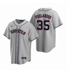 Mens Nike Houston Astros 35 Justin Verlander Gray Road Stitched Baseball Jersey Mens Nike Houston Astros 35 Justin Verlander Gray Road Stitched Baseball Jersey
