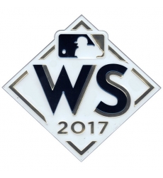 2017 MLB World Series Emboss Tech Jersey Patch Biaog