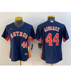 Women Houston Astros 44 Yordan Alvarez Navy With Patch Cool Base Stitched Baseball Jerseys Women Houston Astros 44 Yordan Alvarez Navy With Patch Cool Base Stitched Baseball Jerseys