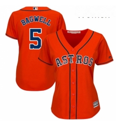 Womens Majestic Houston Astros 5 Jeff Bagwell Authentic Orange Alternate Cool Base MLB Jersey Womens Majestic Houston Astros 5 Jeff Bagwell Authentic Orange Alternate Cool Base MLB Jersey