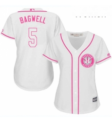 Womens Majestic Houston Astros 5 Jeff Bagwell Replica White Fashion Cool Base MLB Jersey Womens Majestic Houston Astros 5 Jeff Bagwell Replica White Fashion Cool Base MLB Jersey