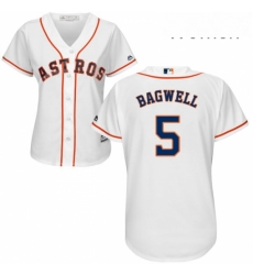 Womens Majestic Houston Astros 5 Jeff Bagwell Replica White Home Cool Base MLB Jersey Womens Majestic Houston Astros 5 Jeff Bagwell Replica White Home Cool Base MLB Jersey