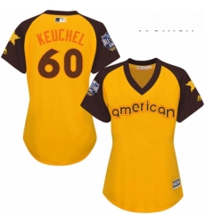 Womens Majestic Houston Astros 60 Dallas Keuchel Authentic Yellow 2016 All Star American League BP Cool Base MLB Jersey Womens Majestic Houston Astros 60 Dallas Keuchel Authentic Yellow 2016 All Star American League BP Cool Base MLB Jersey