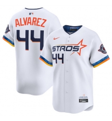 Youth Houston Astros 44 Yordan Alvarez White 2025 City Connect Limited Stitched Baseball Jersey Youth Houston Astros 44 Yordan Alvarez White 2025 City Connect Limited Stitched Baseball Jersey