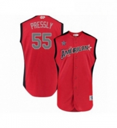 Youth Houston Astros 55 Ryan Pressly Authentic Red American League 2019 Baseball All Star Jersey Youth Houston Astros 55 Ryan Pressly Authentic Red American League 2019 Baseball All Star Jersey