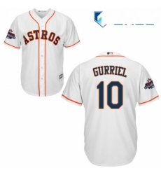 Youth Majestic Houston Astros 10 Yuli Gurriel Replica White Home 2017 World Series Champions Cool Base MLB Jersey Youth Majestic Houston Astros 10 Yuli Gurriel Replica White Home 2017 World Series Champions Cool Base MLB Jersey