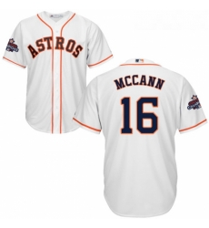 Youth Majestic Houston Astros 16 Brian McCann Authentic White Home 2017 World Series Champions Cool Base MLB Jersey Youth Majestic Houston Astros 16 Brian McCann Authentic White Home 2017 World Series Champions Cool Base MLB Jersey