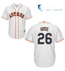 Youth Majestic Houston Astros 26 Anthony Gose Authentic White Home Cool Base MLB Jersey Youth Majestic Houston Astros 26 Anthony Gose Authentic White Home Cool Base MLB Jersey