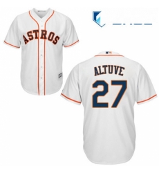 Youth Majestic Houston Astros 27 Jose Altuve Authentic White Home Cool Base MLB Jersey Youth Majestic Houston Astros 27 Jose Altuve Authentic White Home Cool Base MLB Jersey